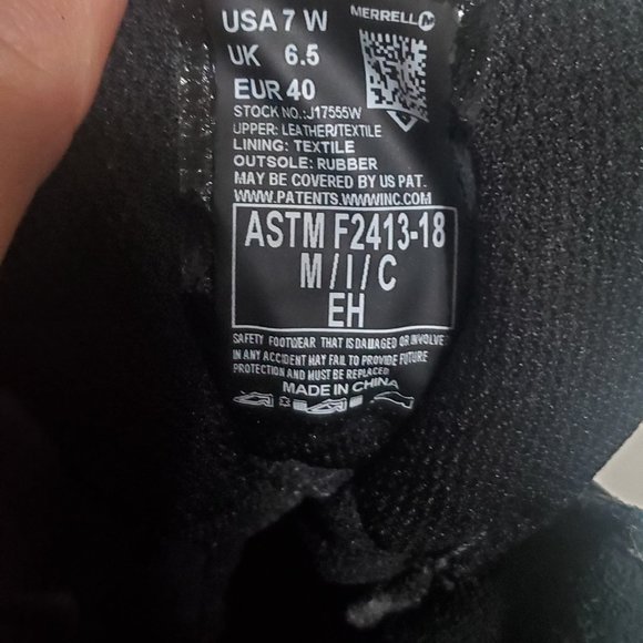 Black Merrell Moab side zip boots